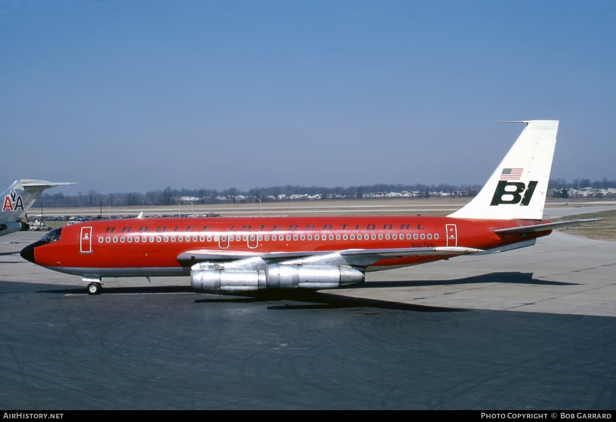 Aircraft Photo of N107BN | Boeing 707-138B | Braniff International Airways | AirHistory.net #26496