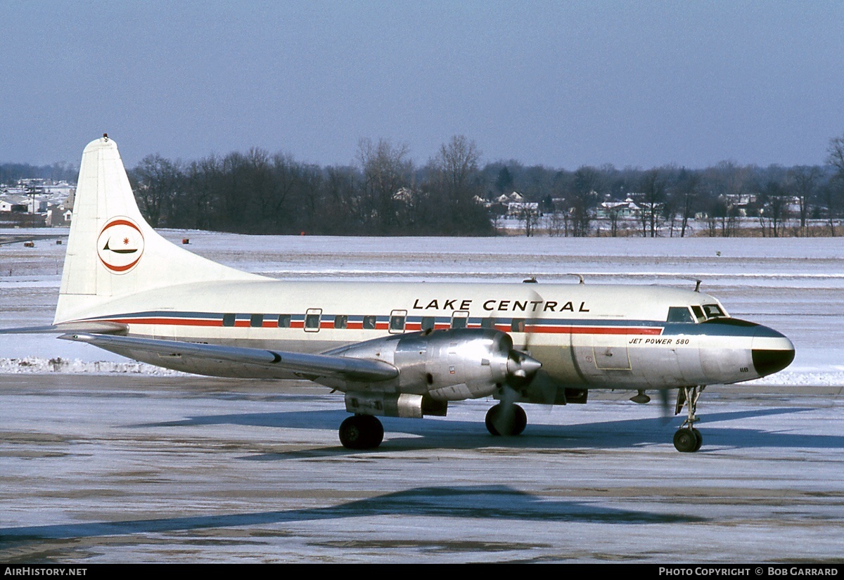 Aircraft Photo of N73118 | Convair 580 | Lake Central Airlines | AirHistory.net #26502