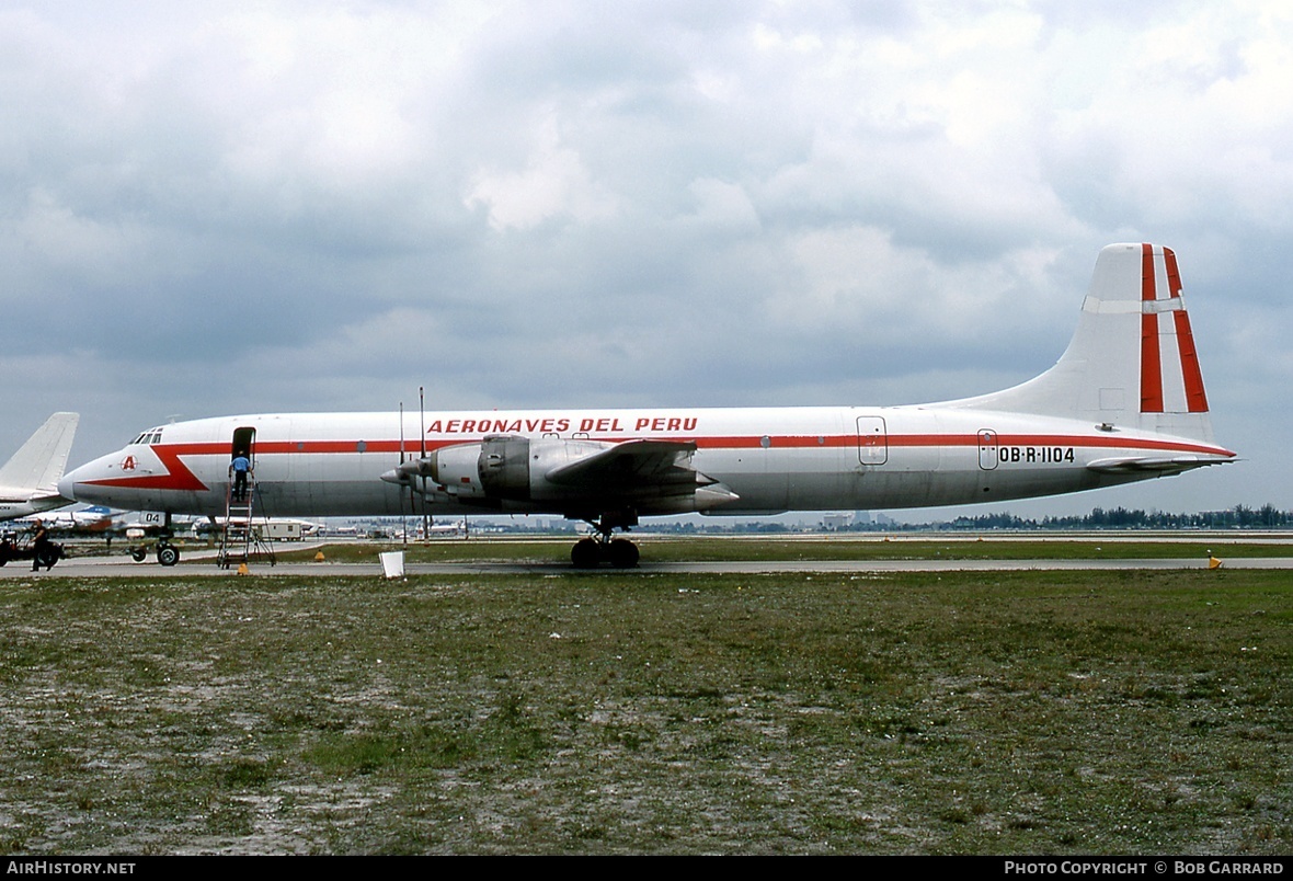 Aircraft Photo of OB-R-1104 | Canadair CL-44-6 Yukon | Aeronaves del Peru | AirHistory.net #26508