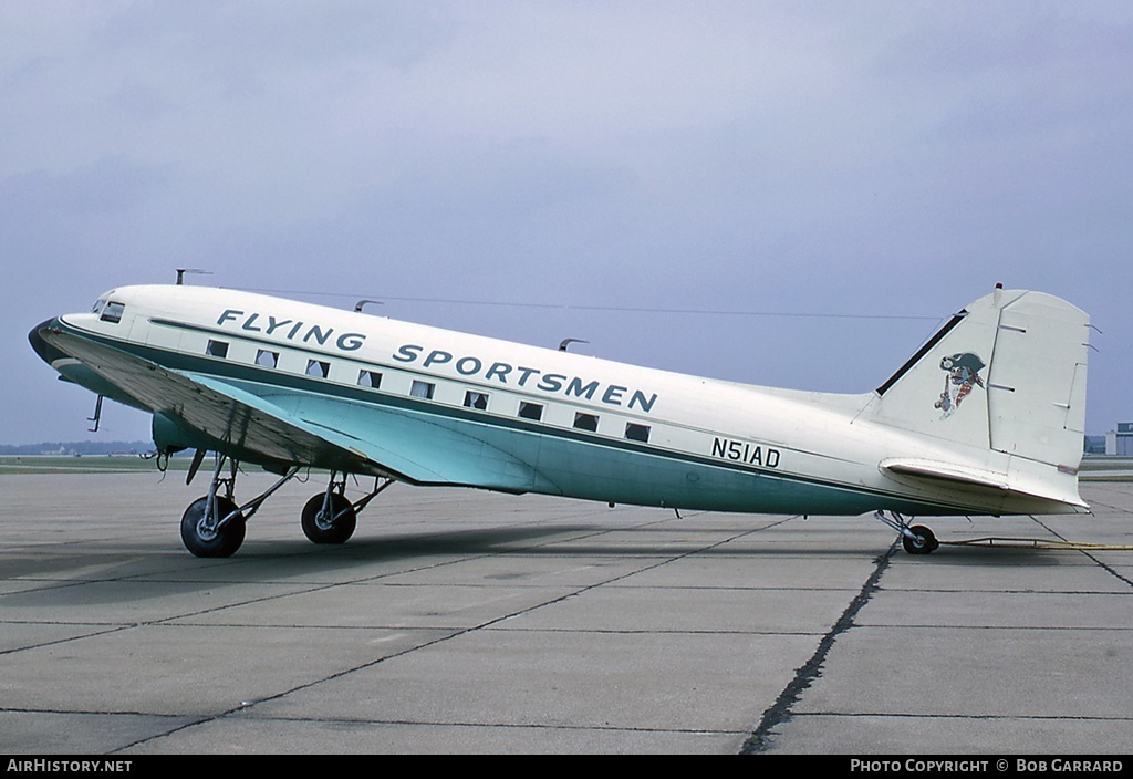 Aircraft Photo of N51AD | Douglas DC-3-208A | Flying Sportsmen | AirHistory.net #26511