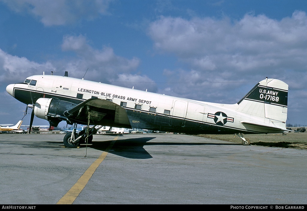 Aircraft Photo of 17168 / 0-17168 | Douglas C-47H Skytrain | USA - Army | AirHistory.net #26512