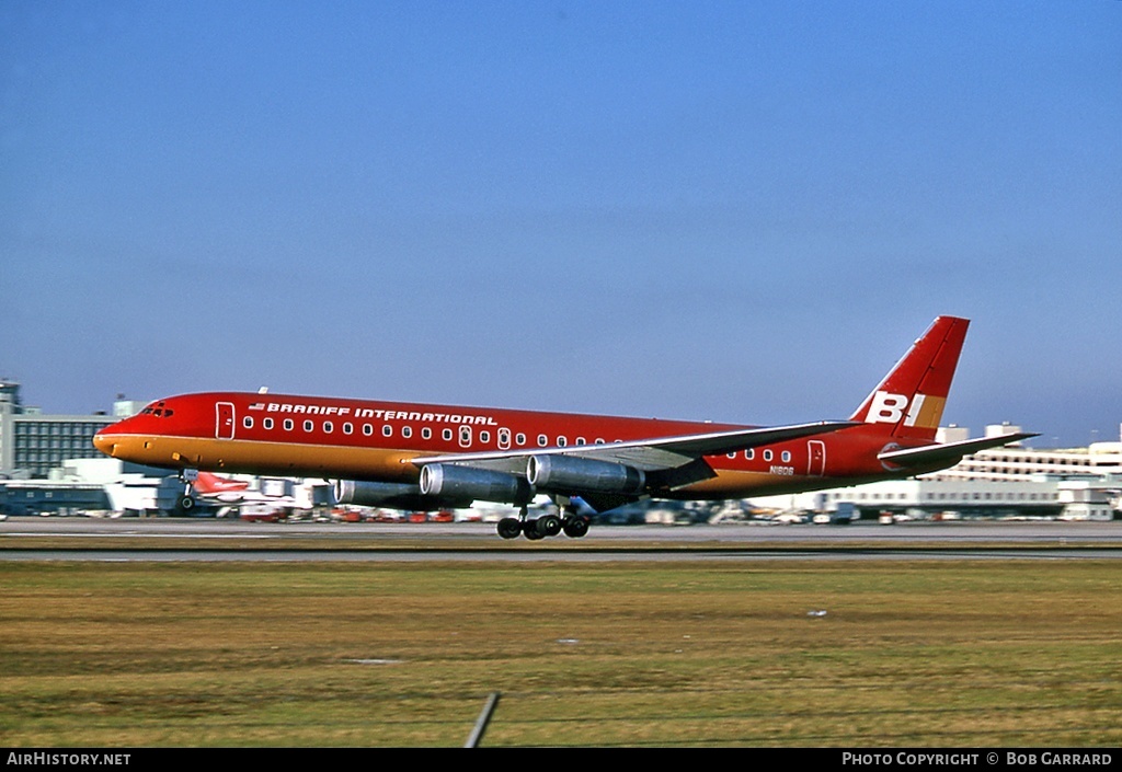 Aircraft Photo of N1806 | McDonnell Douglas DC-8-62 | Braniff International Airways | AirHistory.net #26517