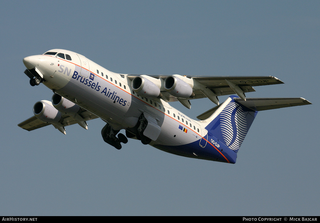 Aircraft Photo of OO-DJP | British Aerospace Avro 146-RJ85 | SN Brussels Airlines | AirHistory.net #26523
