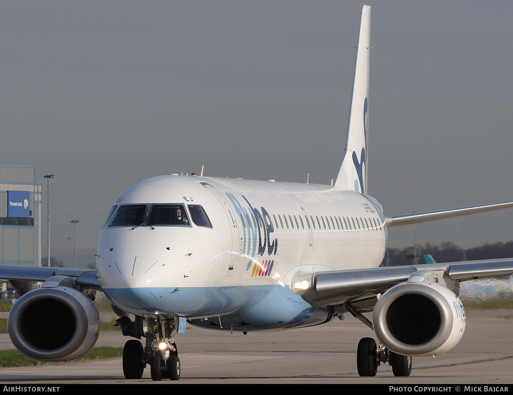 Aircraft Photo of G-FBEJ | Embraer 195LR (ERJ-190-200LR) | Flybe | AirHistory.net #26547