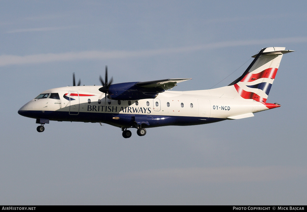 Aircraft Photo of OY-NCD | Dornier 328-110 | British Airways | AirHistory.net #26550