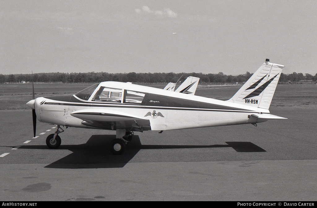 Aircraft Photo of VH-RSN | Piper PA-28-140 Cherokee | Royal Aero Club of NSW | AirHistory.net #26563