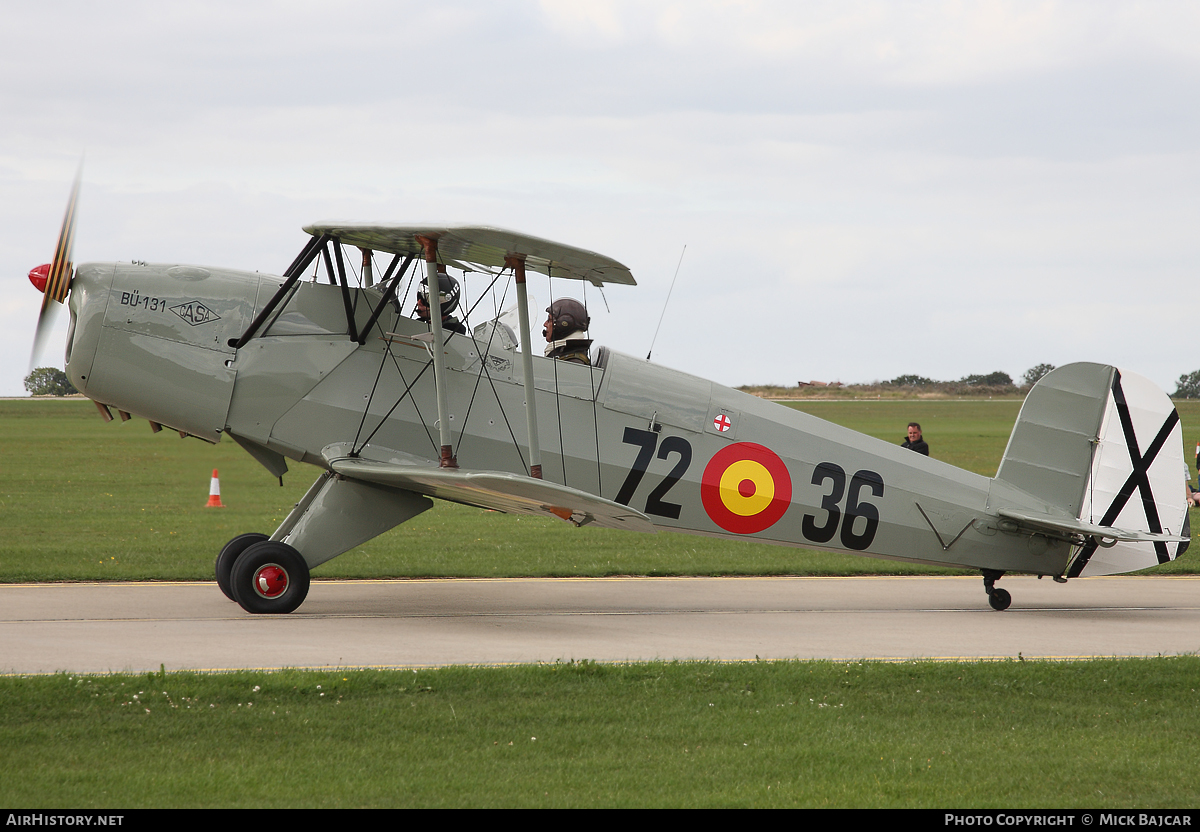 Aircraft Photo of G-CDJU | CASA 1.131E Jungmann | Spain - Air Force | AirHistory.net #26579