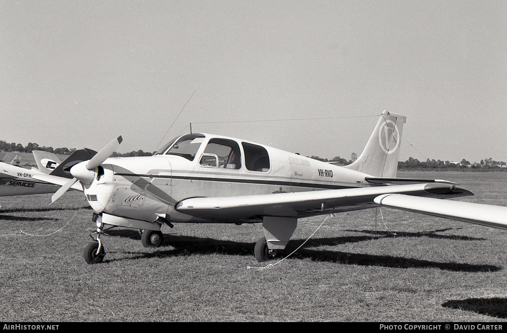 Aircraft Photo of VH-RVD | Beech B33 Debonair | Royal Victorian Aero Club | AirHistory.net #26588