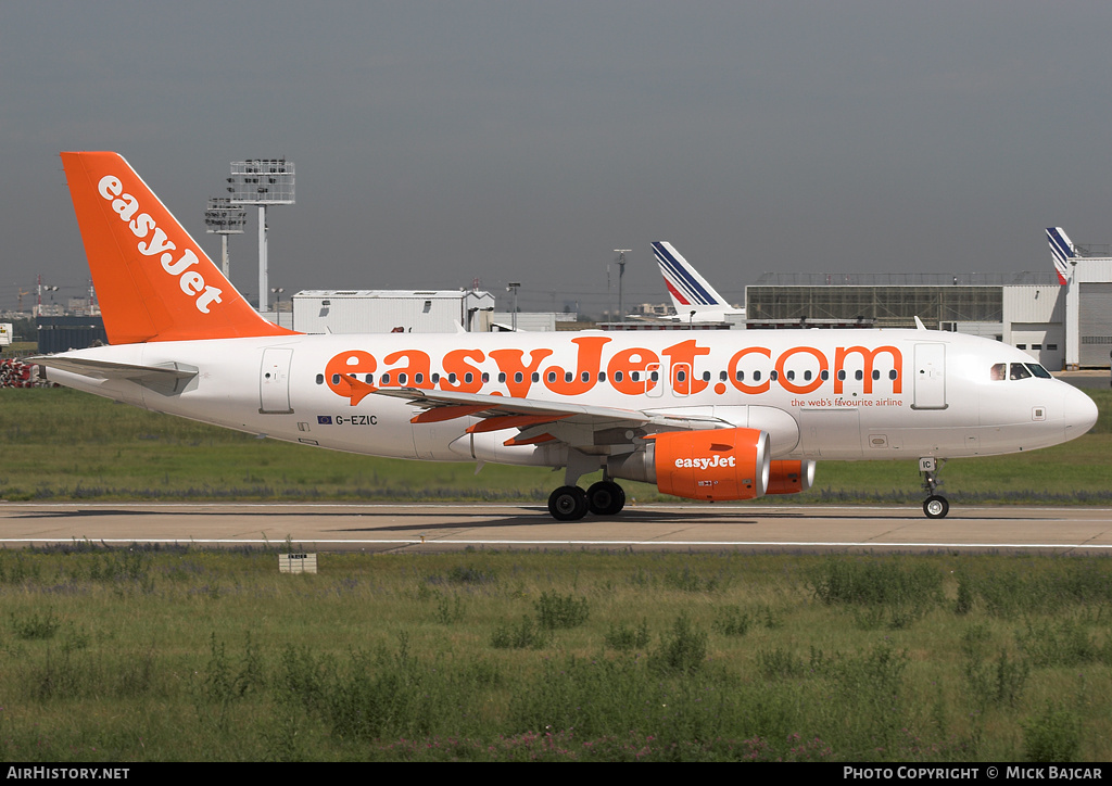 Aircraft Photo of G-EZIC | Airbus A319-111 | EasyJet | AirHistory.net #26628