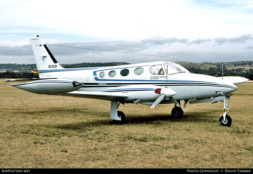 Aircraft Photo of VH-ZCR | Cessna 340A II | Tri Media Services | AirHistory.net #26654
