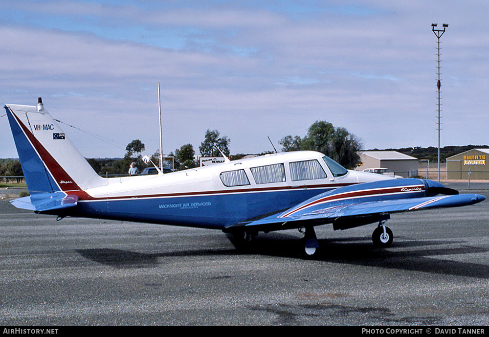 Aircraft Photo of VH-MAC | Piper PA-30-160 Twin Comanche C | Macknight Air Services | AirHistory.net #26662