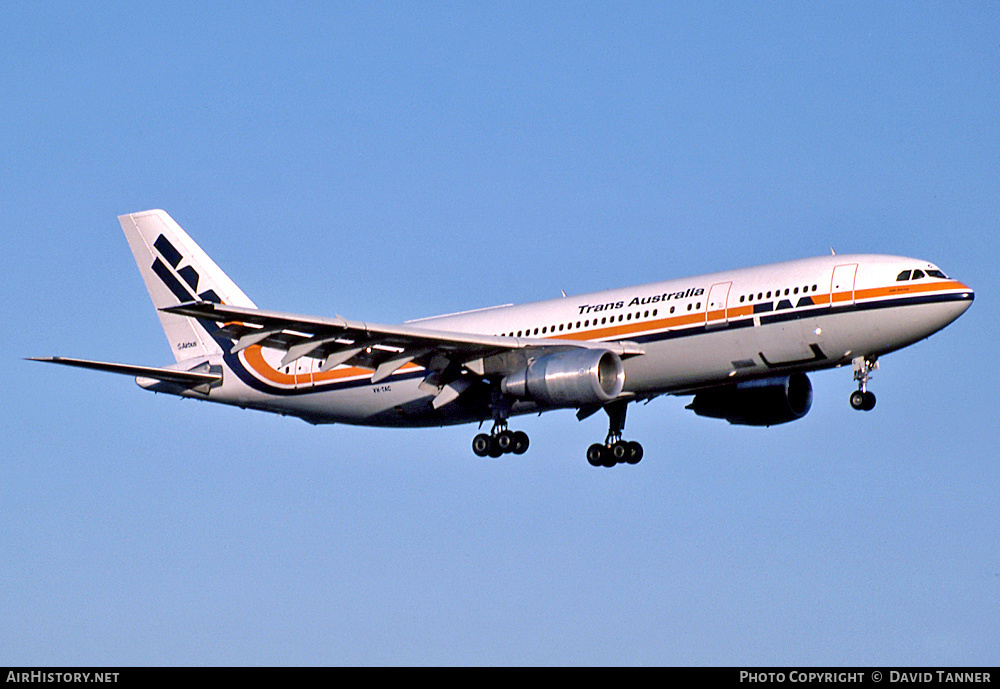 Aircraft Photo of VH-TAC | Airbus A300B4-203 | Trans-Australia Airlines - TAA | AirHistory.net #26671