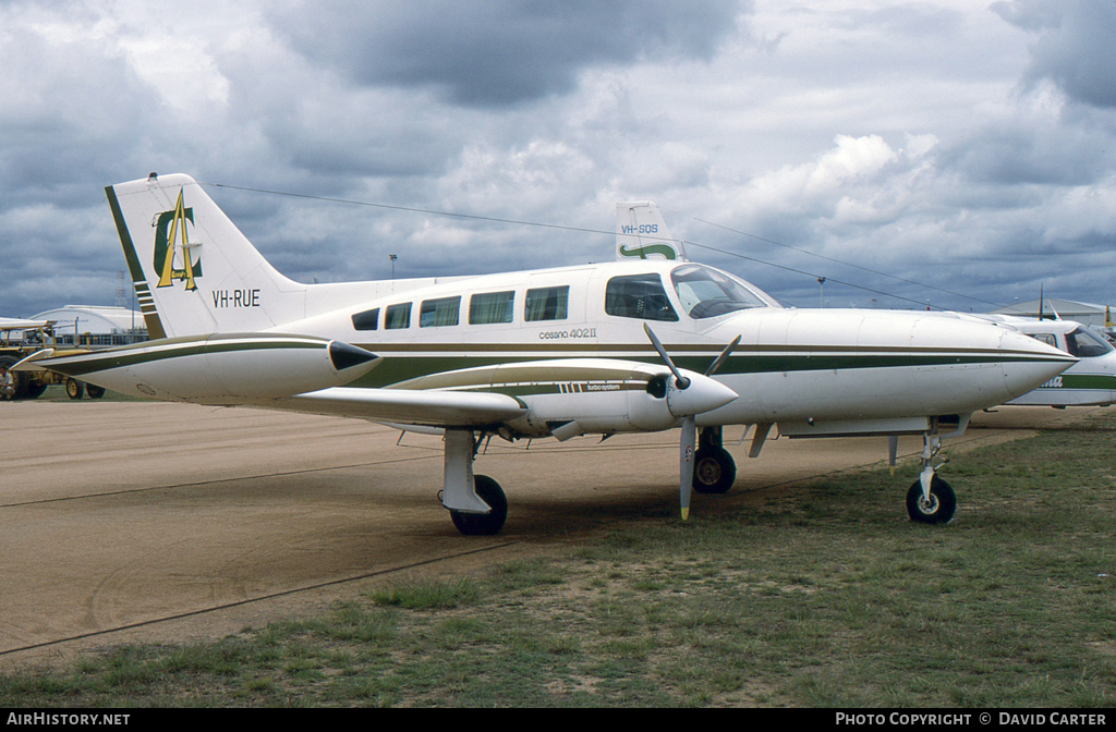 Aircraft Photo of VH-RUE | Cessna 402B Utililiner | Codd Air - CA | AirHistory.net #26688