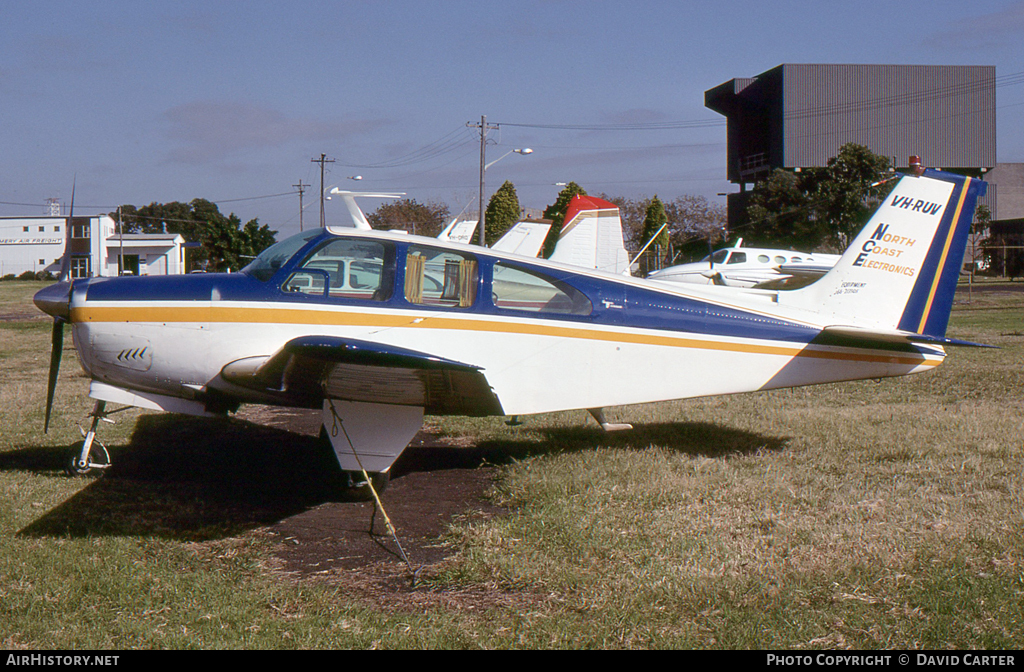 Aircraft Photo of VH-RUV | Beech C33 Debonair | North Coast Electronics | AirHistory.net #26698