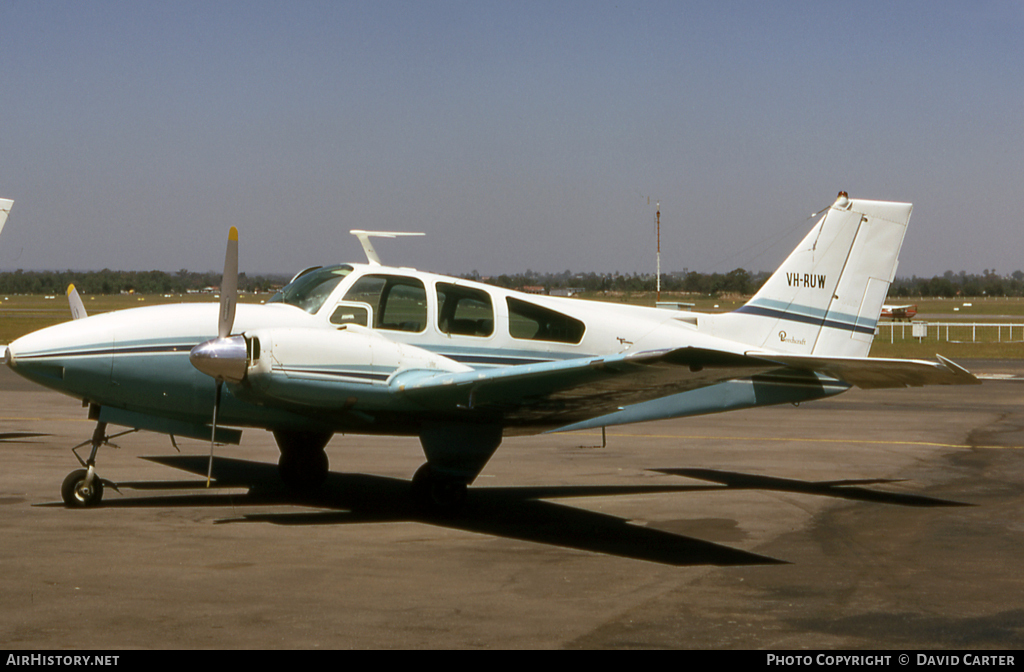 Aircraft Photo of VH-RUW | Beech C55 Baron (95-C55) | AirHistory.net #26699