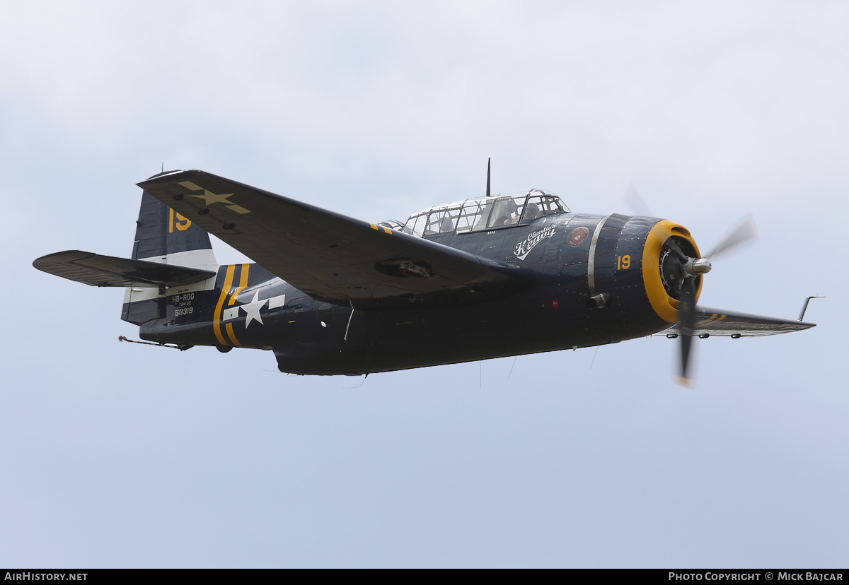 Aircraft Photo of HB-RDG / 53319 | General Motors TBM-3E Avenger | USA - Navy | AirHistory.net #26700