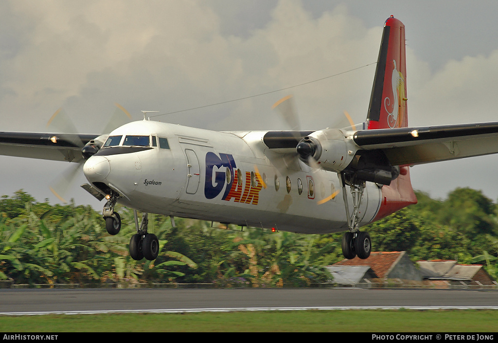 Aircraft Photo of PK-LTP | Fokker F27-500 Friendship | GT Air | AirHistory.net #26716