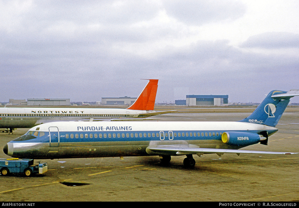 Aircraft Photo of N394PA | McDonnell Douglas DC-9-32 | Purdue Airlines | AirHistory.net #26720