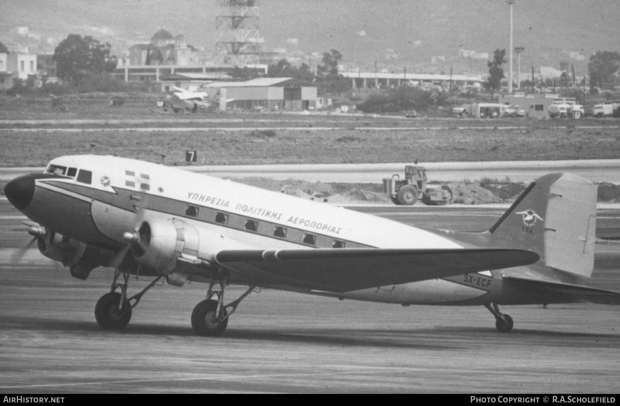 Aircraft Photo of SX-ECF | Douglas TC-47J Skytrain | Ypiresia Politikis Aeroporias - Hellenic C.A.A. | AirHistory.net #26721