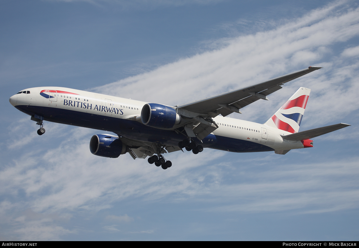 Aircraft Photo of G-VIIS | Boeing 777-236/ER | British Airways | AirHistory.net #26757
