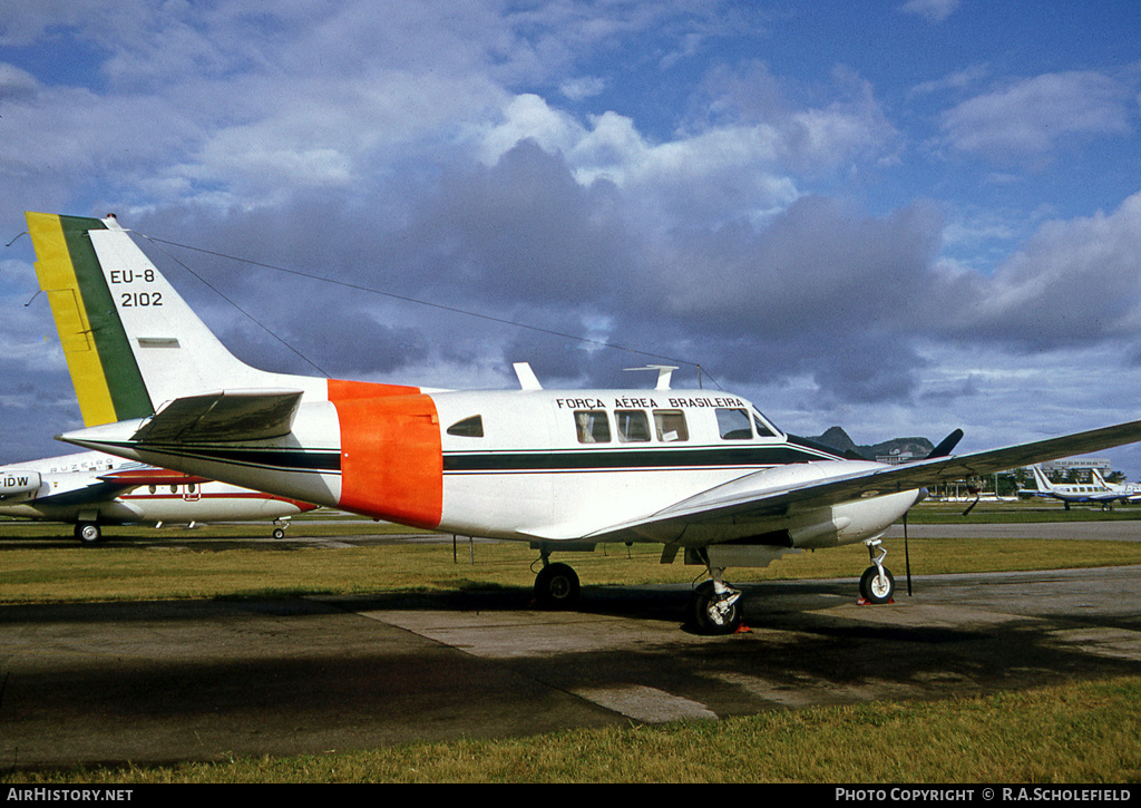 Aircraft Photo of 2102 | Beech EU-8 Seminole (65-80) | Brazil - Air Force | AirHistory.net #26762