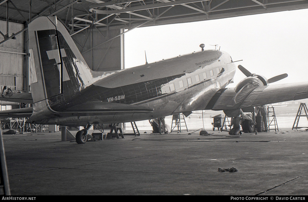 Aircraft Photo of VH-SBW | Douglas DC-3(C) | Trans-Australia Airlines - TAA | AirHistory.net #26787