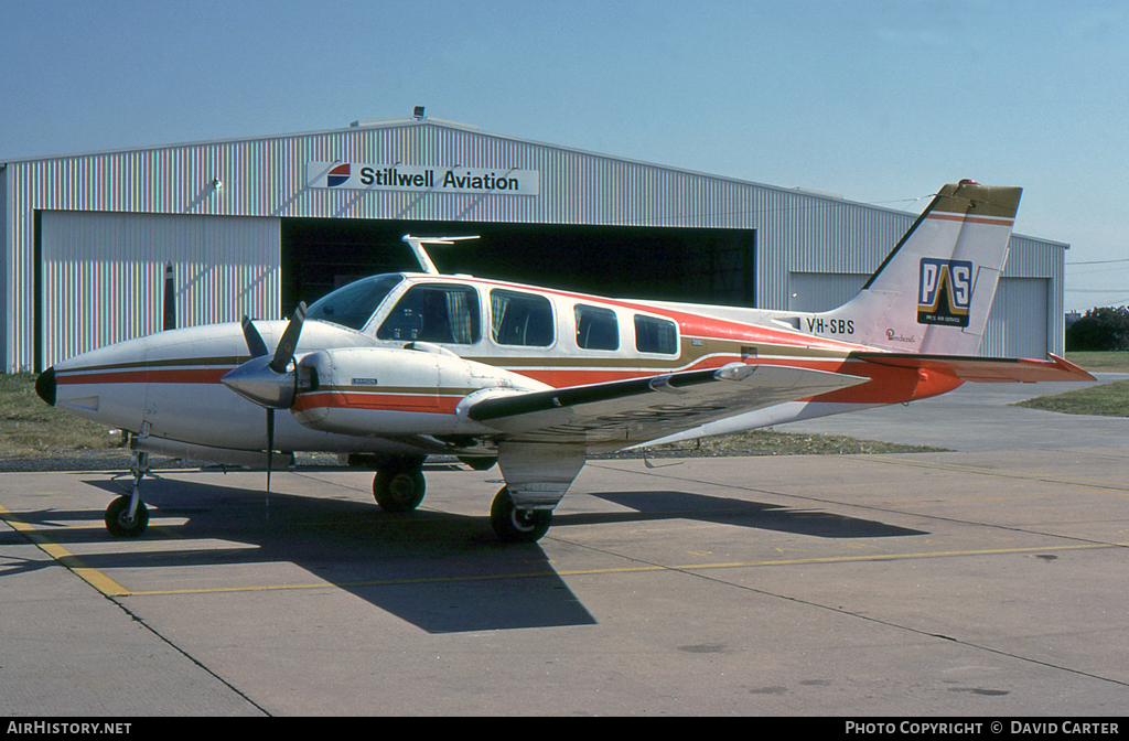 Aircraft Photo of VH-SBS | Beech 58 Baron | Pay's Air Service | AirHistory.net #26788