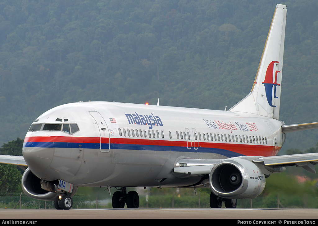 Aircraft Photo of 9M-MMA | Boeing 737-4H6 | Malaysia Airlines | AirHistory.net #26817
