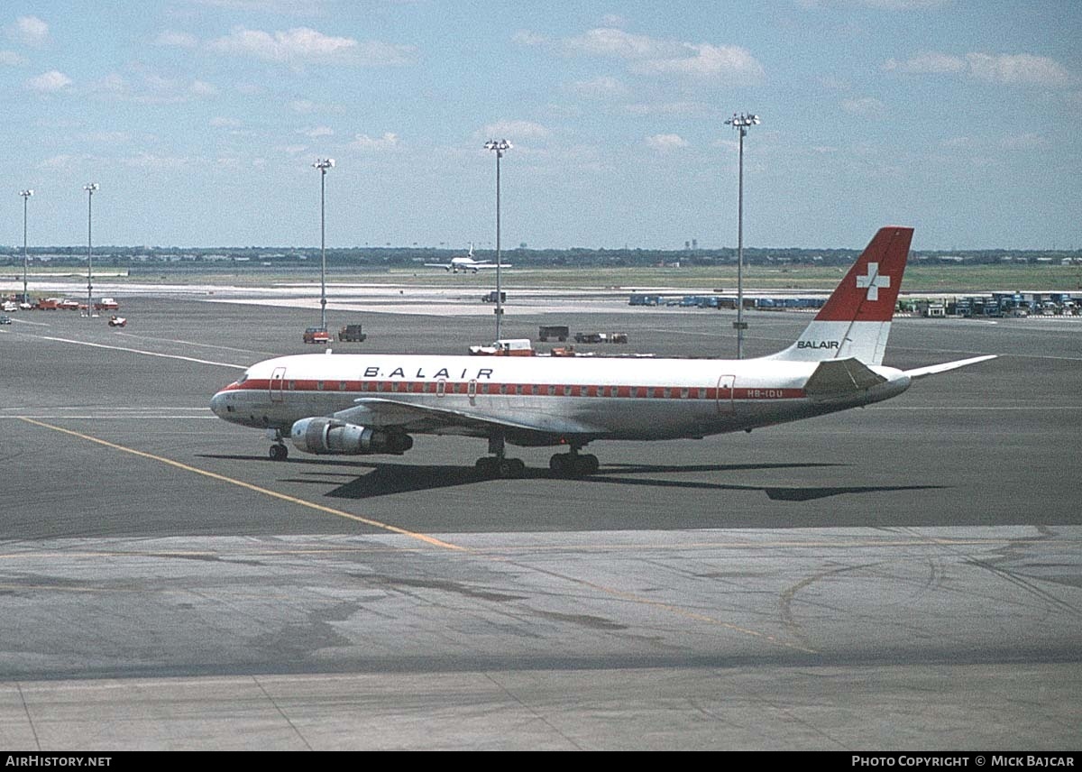 Aircraft Photo of HB-IDU | Douglas DC-8-55CF Jet Trader | Balair | AirHistory.net #26818