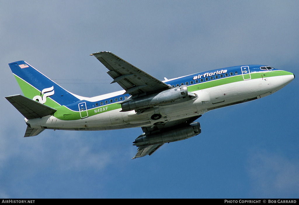 Aircraft Photo of N40AF | Boeing 737-112 | Air Florida | AirHistory.net #26866