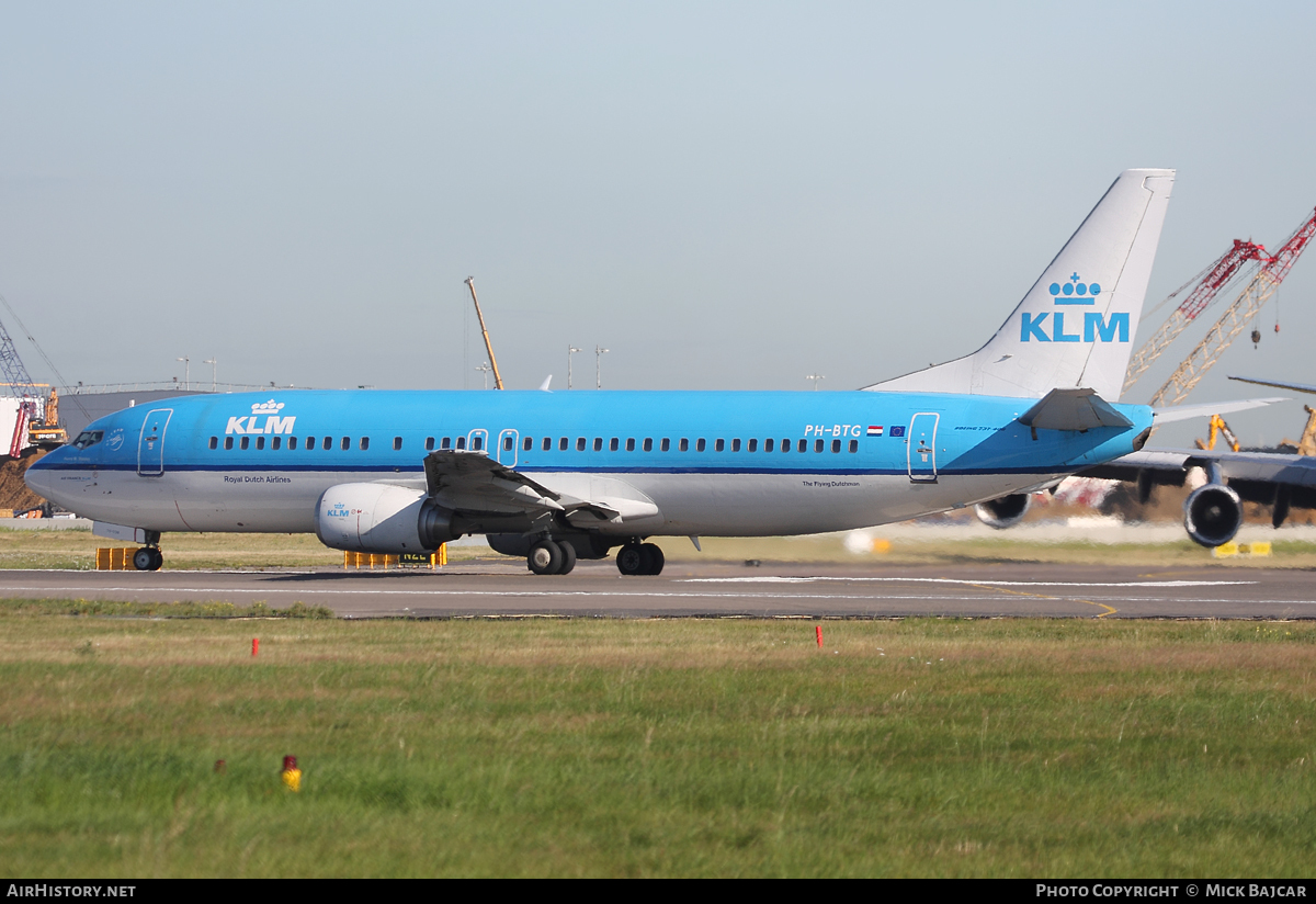 Aircraft Photo of PH-BTG | Boeing 737-406 | KLM - Royal Dutch Airlines | AirHistory.net #26891