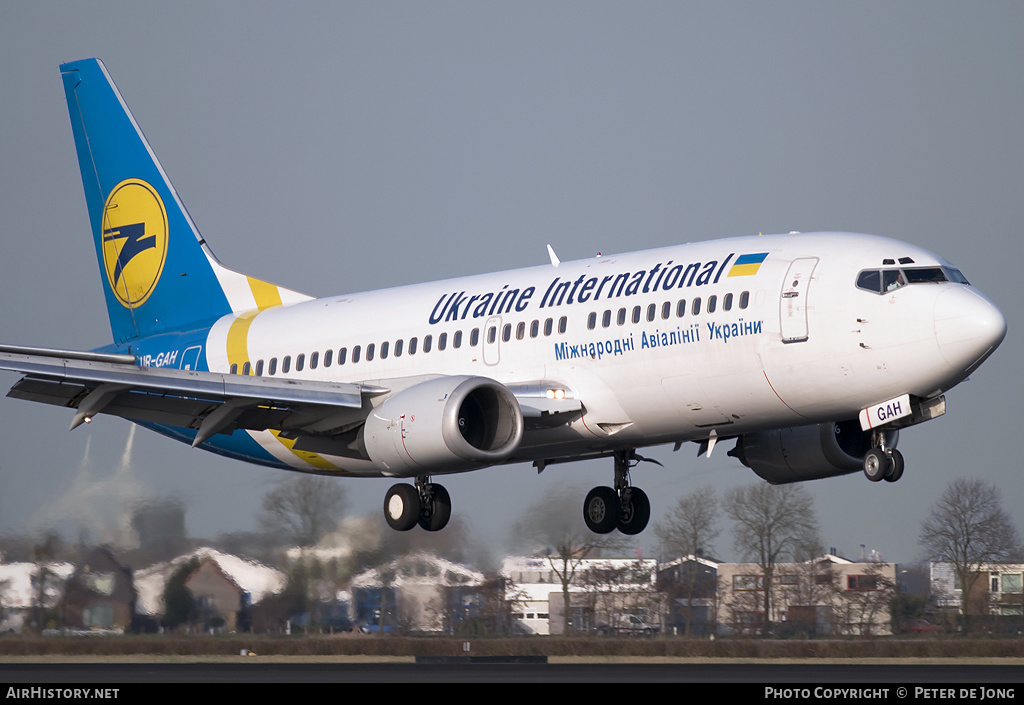 Aircraft Photo of UR-GAH | Boeing 737-32Q | Ukraine International Airlines | AirHistory.net #26893