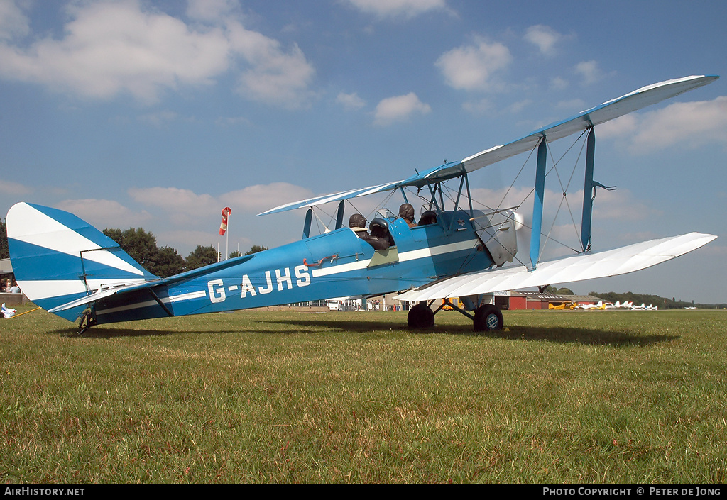 Aircraft Photo of G-AJHS | De Havilland D.H. 82A Tiger Moth II | AirHistory.net #26894