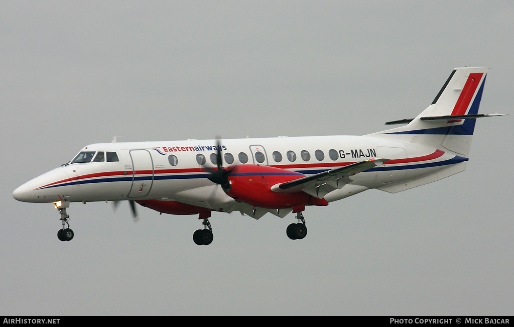 Aircraft Photo of G-MAJN | British Aerospace Jetstream 41 | Eastern Airways | AirHistory.net #26903