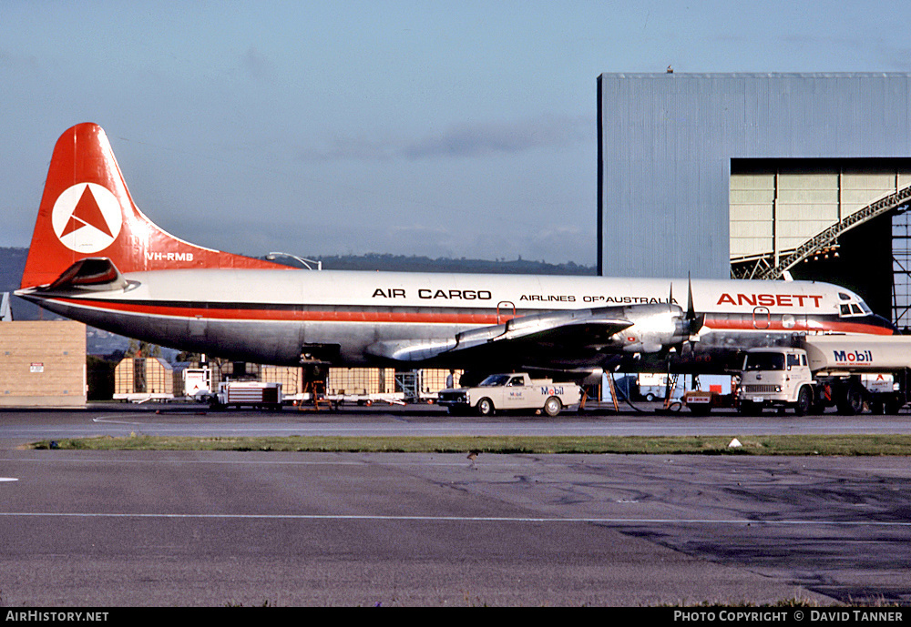 Aircraft Photo of VH-RMB | Lockheed L-188A(F) Electra | Ansett Airlines of Australia Air Cargo | AirHistory.net #26909