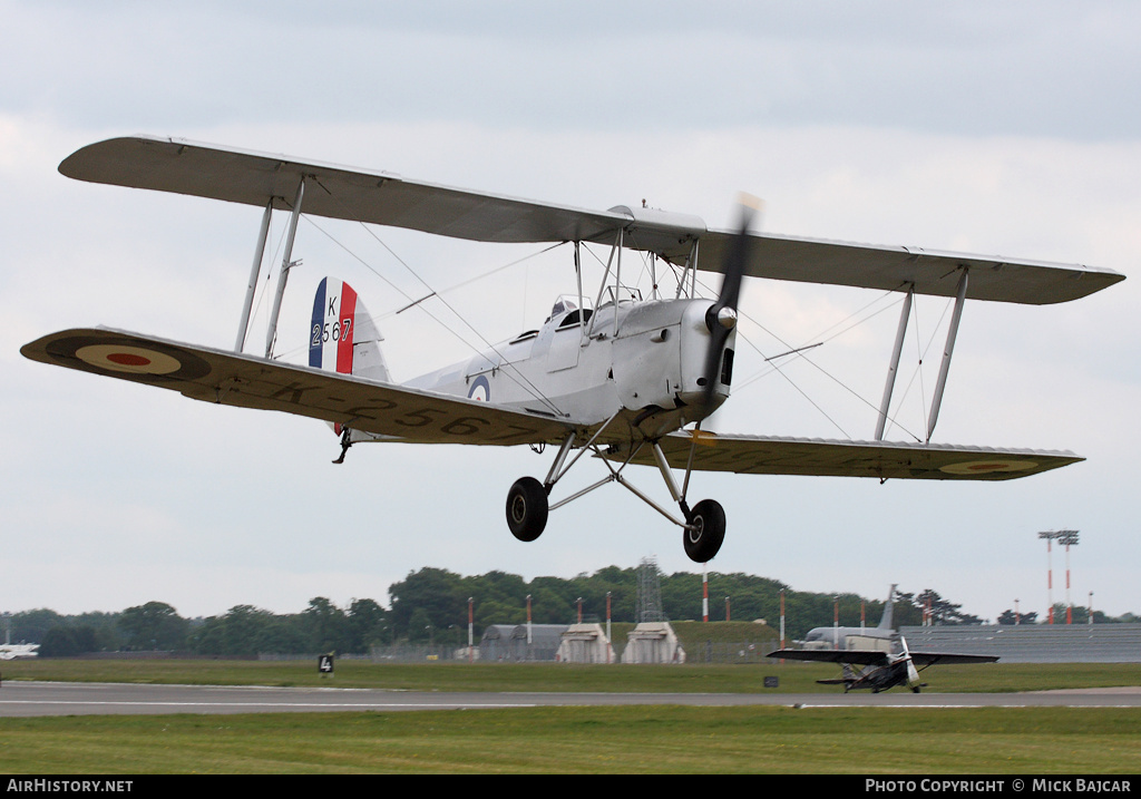 Aircraft Photo of G-MOTH / K2567 | De Havilland D.H. 82A Tiger Moth II | UK - Air Force | AirHistory.net #26924