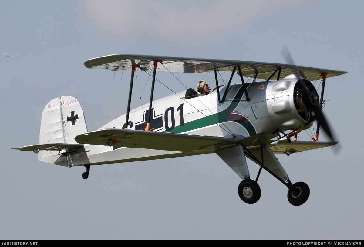 Aircraft Photo of G-CIJV | Bücker Bü 133C Jungmeister | Germany - Air Force | AirHistory.net #26951