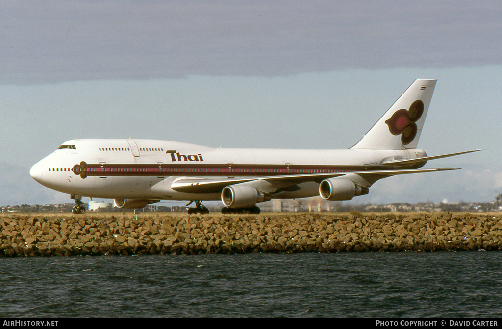 Aircraft Photo of HS-TGE | Boeing 747-3D7 | Thai Airways International | AirHistory.net #26952