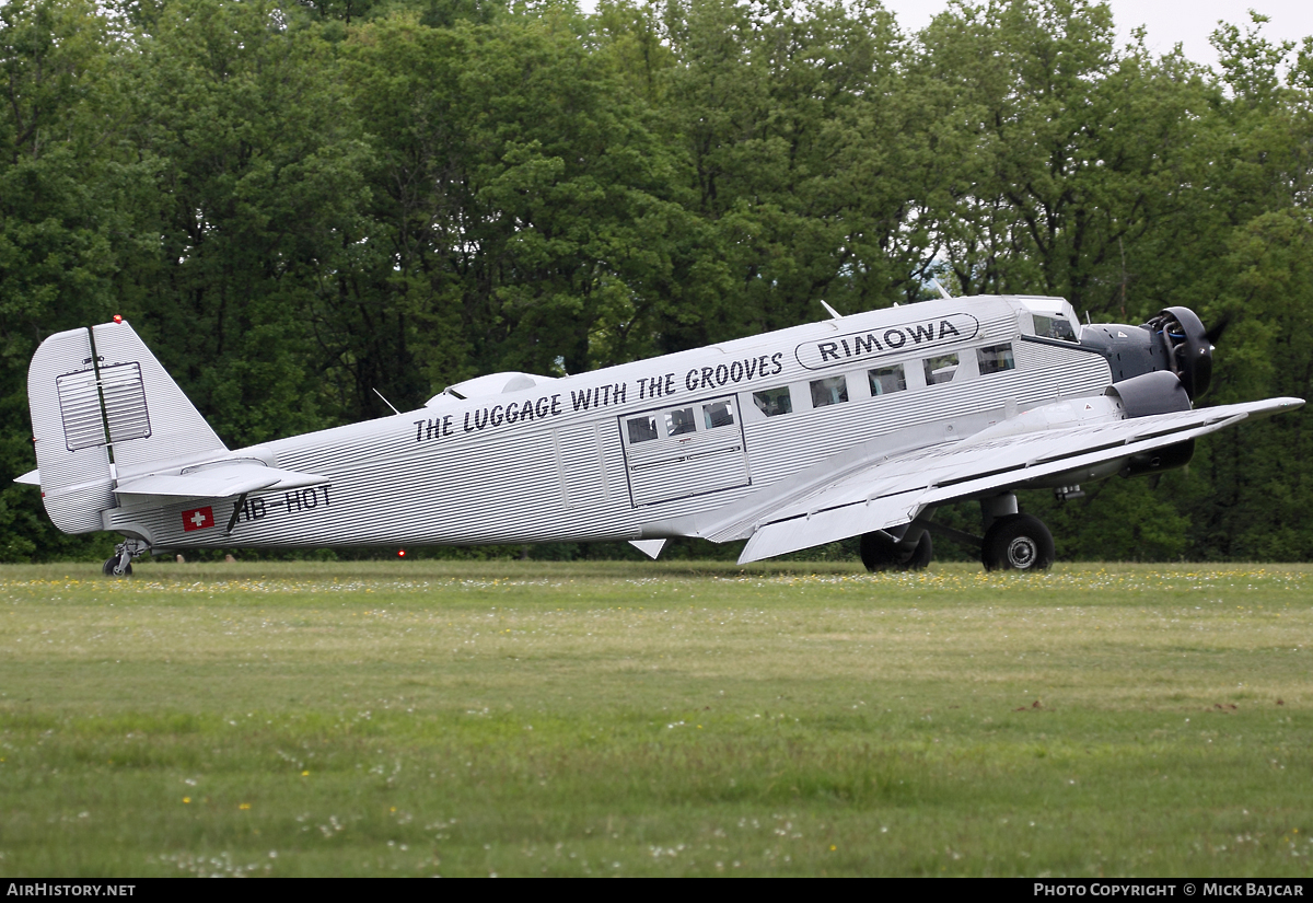 Aircraft Photo of HB-HOT | Junkers Ju 52/3m ge | Ju-Air | AirHistory.net #26957