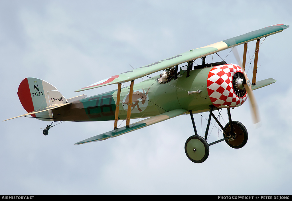 Aircraft Photo of LX-NIE / N7634 | Nieuport 28 (replica) | AirHistory.net #26980