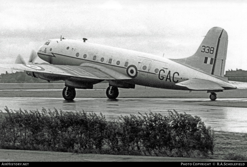 Aircraft Photo of WJ338 | Handley Page HP-67 Hastings C2 | UK - Air Force | AirHistory.net #26987