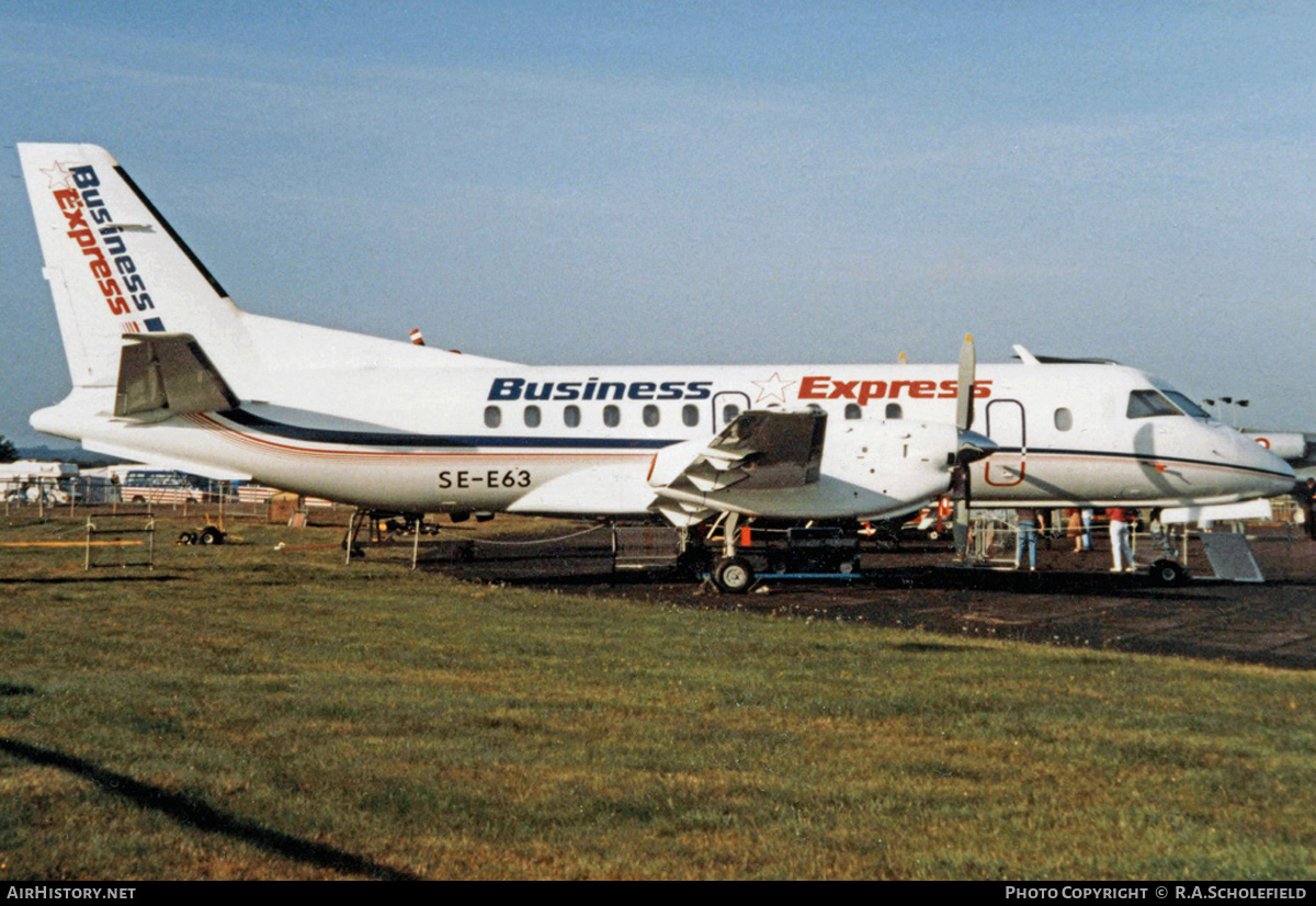 Aircraft Photo of SE-E63 | Saab-Fairchild SF-340A | Business Express Airlines - BEX | AirHistory.net #26997