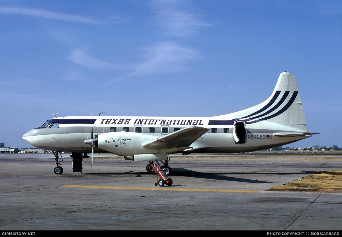 Aircraft Photo of N94253 | Convair 600 | Texas International Airlines | AirHistory.net #27030