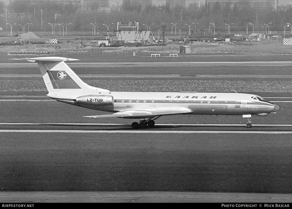 Aircraft Photo of LZ-TUD | Tupolev Tu-134 | Balkan - Bulgarian Airlines | AirHistory.net #27069