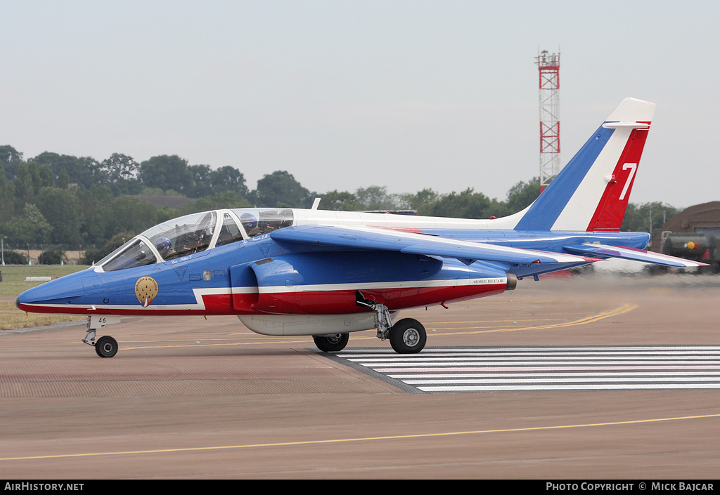 Aircraft Photo of E46 | Dassault-Dornier Alpha Jet E | France - Air Force | AirHistory.net #27087