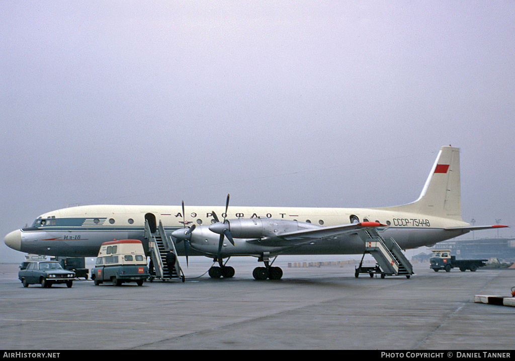 Aircraft Photo of CCCP-75448 | Ilyushin Il-18D | Aeroflot | AirHistory.net #27092