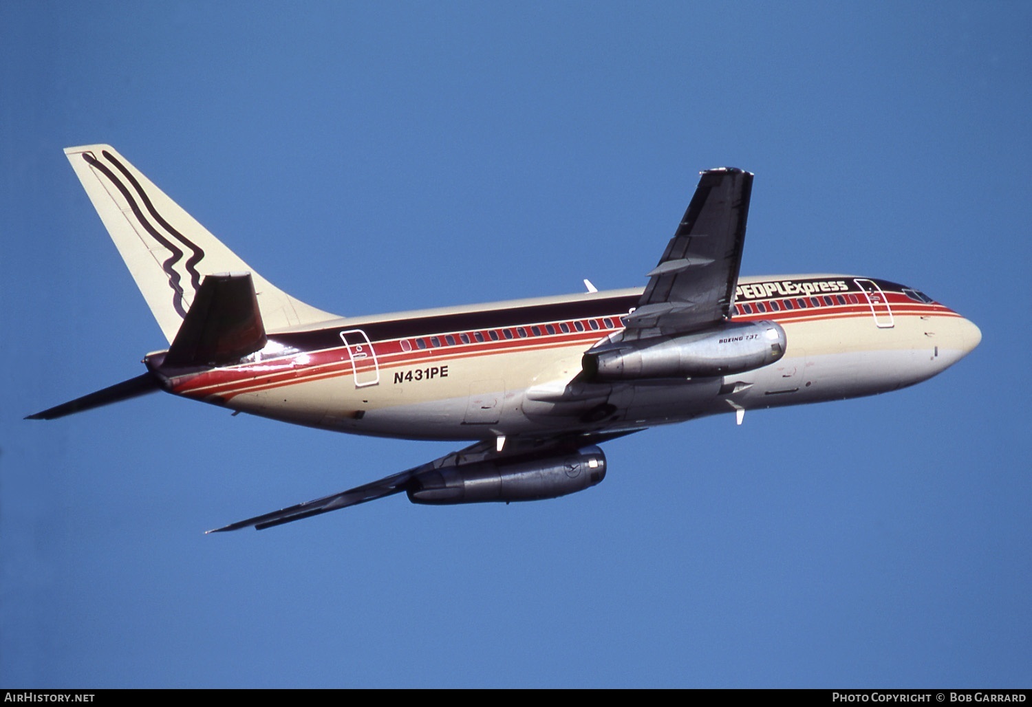 Aircraft Photo of N431PE | Boeing 737-217 | PeoplExpress | AirHistory.net #27099