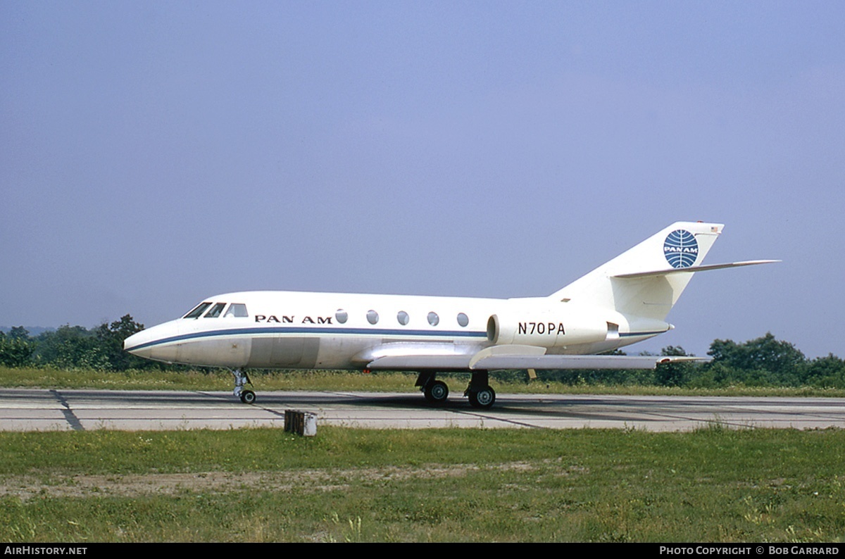 Aircraft Photo of N70PA | Dassault Falcon 20F | Pan American World Airways - Pan Am | AirHistory.net #27123