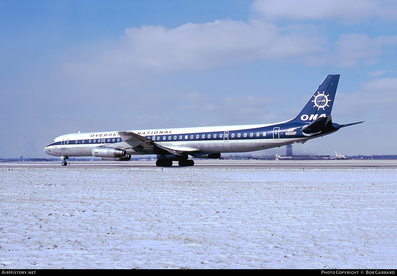 Aircraft Photo of N865F | McDonnell Douglas DC-8-63CF | Overseas National Airways - ONA | AirHistory.net #27135
