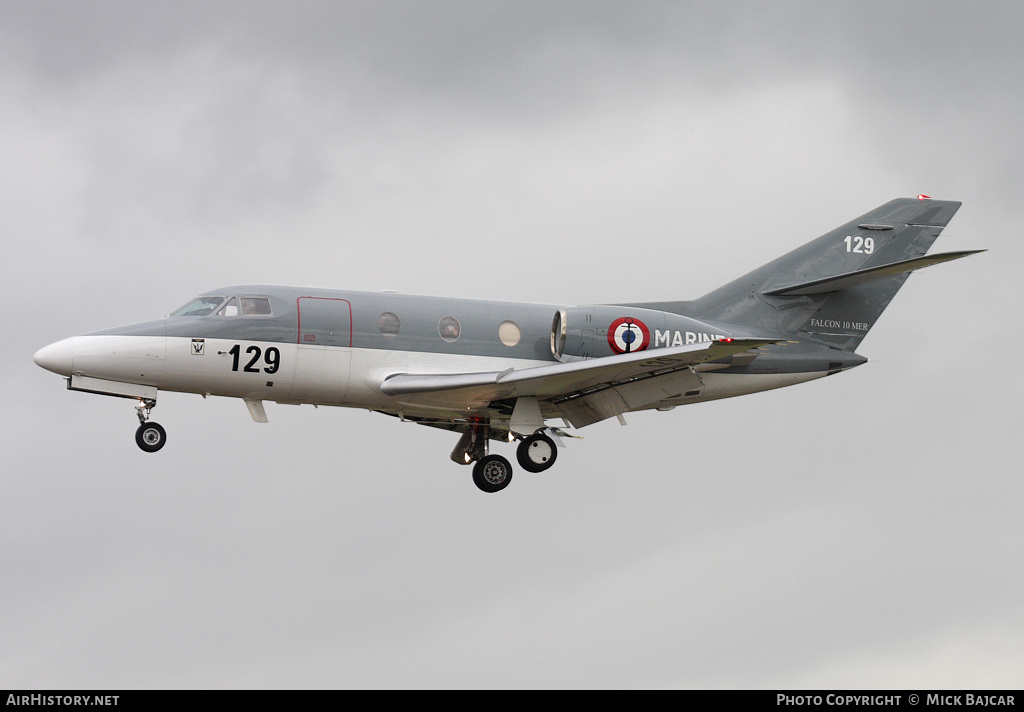 Aircraft Photo of 129 | Dassault Falcon 10MER | France - Navy | AirHistory.net #27162